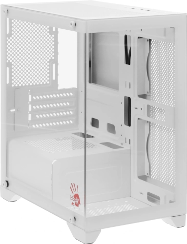 Корпус Bloody BD-CC103 белый без БП mATX 7x120mm 1xUSB2.0 1xUSB3.0 audio bott PSU (BD-CC103-WH) фото 3
