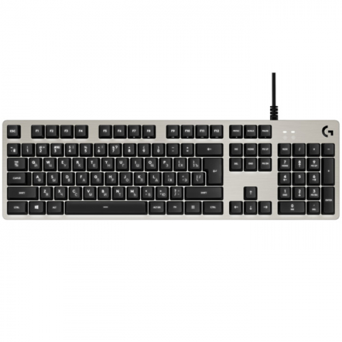 Клавиатура игровая Logitech G413 Wired, USB, Silver (920-008516)