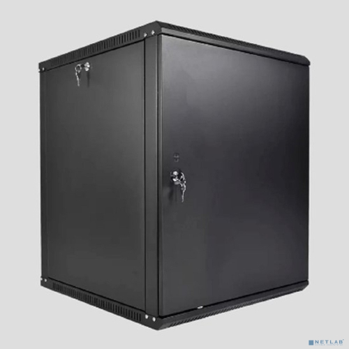 ЦМО Шкаф телекоммуникационный настенный разборный ЭКОНОМ 18U (600 650) дверь металл, цвет черный (ШРН-Э-18.650.1-9005)