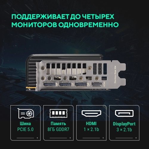 Видеокарта ASUS PRIME-RTX5060-O8G//RTX5060 HDMI DP*3 8G D7; 90YV0N10-M0NA00 фото 18
