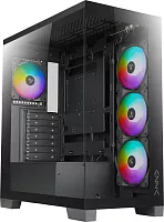 Корпус Azza COVE черный без БП ATX 4x120mm 1xUSB2.0 1xUSB3.0 1xUSB3.1 audio bott PSU (CSAZ-570B COVE)