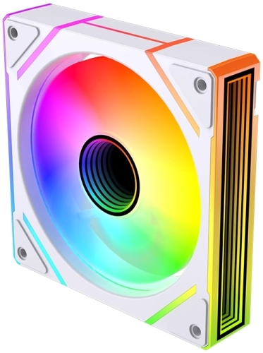 Вентилятор для корпуса Bloody BD-CF120ARGB2 LCD ARGB 120х120x25 белый 4-pin 26дБ (BD-CF120ARGB2-WH) Ret фото 3