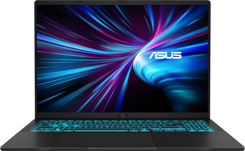 Ноутбук Asus V16 V3607VM-TK220 Core 5 210H 16Gb SSD512Gb NVIDIA GeForce RTX 5060 8Gb 16 IPS WUXGA (1920x1200) без ОС black WiFi BT Cam (90NB16K1-M00HK0)
