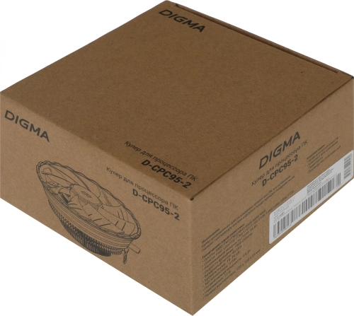 Устройство охлаждения(кулер) Digma D-CPC95-2 120x120x25mm Soc-AM4/ 1151/ 1200 черный 3-pin 29dB Al 95W Ret фото 12