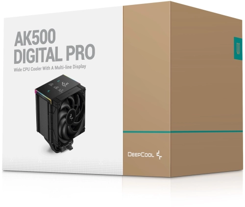 Устройство охлаждения(кулер) Deepcool AK500 Digital Pro Soc-AM5/AM4/1200/1700/1851 черный 4-pin 25dB Al+Cu LCD 240W 1346gr Ret (R-AK500-BKAPMN-G) фото 10