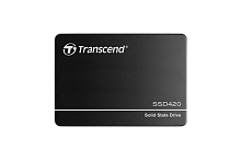 Твердотельный накопитель/ Transcend SSD SSD 420I, 1024GB, 2.5" 7mm, SATA3, MLC, R/ W 530/ 470MB/ s, IOPs 75 000/ 75 000, TBW 2940, DWPD 2.6 (3 лет) (TS1TSSD420I)