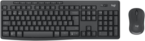 Клавиатура + мышь Logitech MK370 Combo for Business клав:черный мышь:черный/ черный USB беспроводная Multimedia (920-012077)