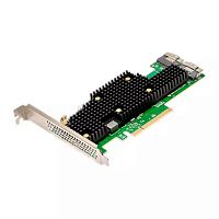HBA-адаптер Broadcom 9620-16i SGL (05-50111-02001 / 03-50111-02001) PCIe v4 x8 LP, Tri-Mode SAS/ SATA/ NVMe 24G eHBA, 16port (2*int SFF8654), RAID 0/ 1/ 10, SAS4016 IOC, RTL (05-50111-02001 / 03-50111-02001)