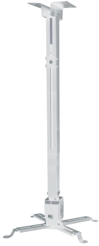Кронштейн для проектора Buro PR04-100W белый макс.20кг потолочный поворот и наклон