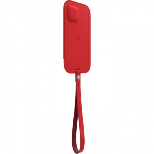 Чехол-конверт Apple MagSafe для iPhone 12 Pro Max кожаный красный (MHYJ3ZE/A) фото 2