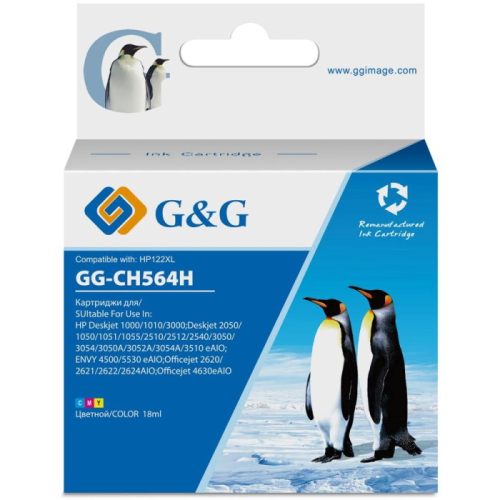 Картридж струйный G&G GG-CH564H многоцветный 18 мл. для HP DJ 1050/ 2050/ 2050s