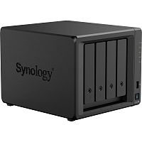 Система хранения данных Synology QC 2,2GhzCPU/ 4Gb(32)/ RAID0,1,10,5,6/ upto 4HP HDD SATA(3.5', 2.5')upto 9 (1xDX525)/ 2xM.2 NVMe/ 2xUSB3.2/ 2x2.5GbE/ iSCSI/ 2xIPcam(up to 40)/ 1xPS/ 1YW (repl DS923+)' (DS925+)