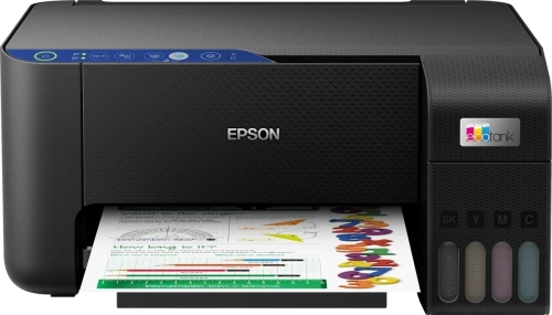 МФУ струйный Epson EcoTank L3252 (103) (C11CJ67424/C11CJ67423) A4 WiFi черный