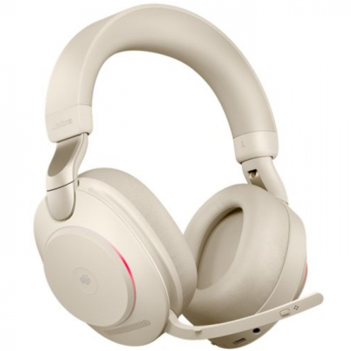 Гарнитура Jabra Evolve2 85, Wireless Link380a MS Stereo Beige (28599-999-998)