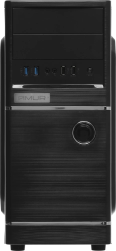 Компьютер Amur Нарвал A5A14 АМУЕ.466219.002 MT Ryzen 5 3400G (3.7) 8Gb SSD256Gb RX Vega 11 FreeDOS GbitEth 400W мышь клавиатура черный (RUS) (АМУЕ.466219.002 2169402) фото 7