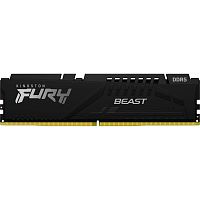 Модуль памяти DDR 5 DIMM 32Gb PC51200, 64000Mhz, Kingston FURY Beast Black XMP CL32 (KF564C32BB-32)