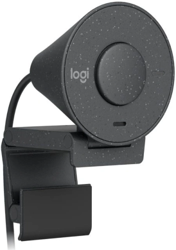 Камера Web Logitech HD Webcam Brio 300 графитовый 2Mpix (1920x1080) USB Type-C с микрофоном (960-001437) фото 2