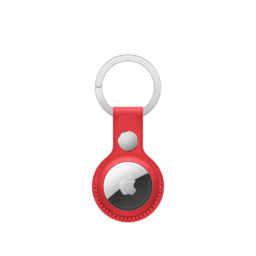 Брелок-подвеска Apple AirTag Leather Key Ring - (PRODUCT)RED (MK103ZM/A)