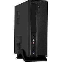 Exegate EX288783RUS Корпус Desktop ExeGate MI-207U-M450 (mini-ITX/ mATX, БП M450 с вент. 8см, 2*USB+1*USB3.0, аудио, черный)
