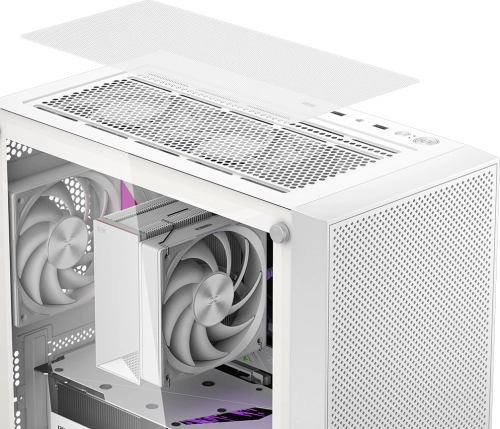 Корпус PcCooler C3B310 WH белый без БП ATX 2xUSB3.0 audio bott PSU (C3B310-WHP0-GL) фото 6