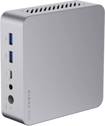 Компьютер Digma Pro Minimax X5 Ryzen 7 7840HS (3.8) 16Gb SSD512Gb 780M Windows 11 Pro GbitEth WiFi BT 100W серебристый (DPR7-ADXW01) фото 4