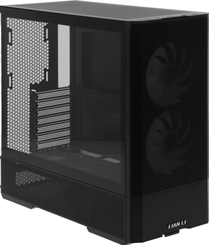 Корпус Lian-Li Lancool 207 черный без БП ATX 4x120mm 2x140mm 2xUSB3.0 audio bott PSU (G99.LAN207RX.R0/RS)