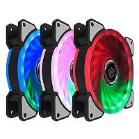 Вентилятор в корпус ALSEYE CRLS-300DS 3pcs argb fan kit with controller,2pcs LED strips,size:120*120*25mm,Voltage:12V,Current:0.2A-0.41A,Speed:700-1800RPM±10%,Airflow: 30.4-55.3CFM,Airpressure:1.02-1.52mmh20,Noise:12.2-18 (AS.11.0014)