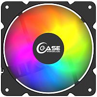 Powercase Вентилятор (M3LED) 5 color LED 120x120x25mm (100шт./ кор, 3pin + Molex, 1150±10% об/ мин) Bulk