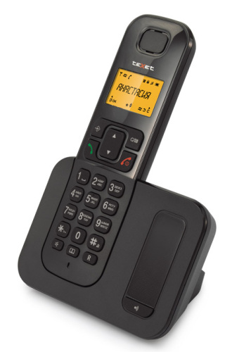 TEXET TX-D6605A черный (АОН/ Caller ID, спикерфон, 10 мелодий, поиск трубки) (123066)