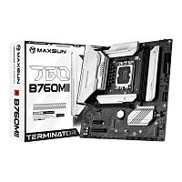 MS-Terminator B760M GKD5 LGA1700 B760 2*DDR5 1*PCIEx16/ 1*PCIEx4/ 3*M.2 Front1*TypeC(10Gpbs)/ 2*USB3.2 Gen1/ 2*USB2.0 Rear2*USB3.2 Gen1/ 6*USB2.0 4*SATA3 2.5G HDMI+DP M-ATX RTL (6940709694589)