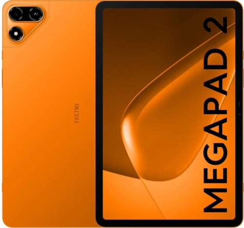 Планшет Tecno MegaPad 2 T1103 G99 2.0 8C RAM6Gb ROM128Gb 10.95 IPS 2560x1600 4G Android 16 оранжевый 8Mpix 8Mpix BT WiFi microSD 2Tb 8200mAh 1776hrs (T1103 128+6 COSMIC ORANG)