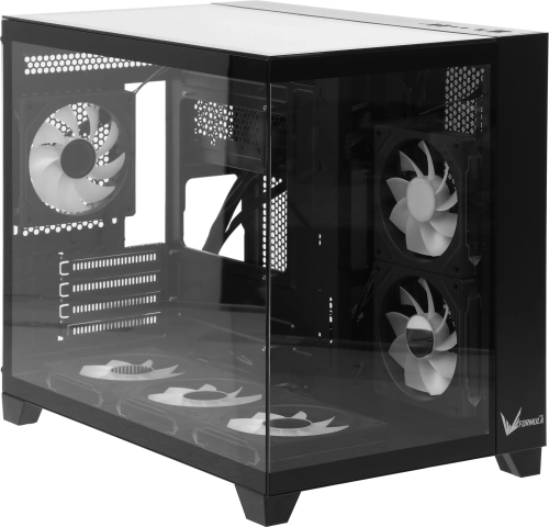 Корпус Formula Crystal Z9ML Floe черный без БП mATX 1xUSB3.0 1xUSB3.1 audio bott PSU фото 6