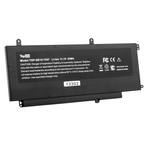 Аккумулятор для ноутбука Dell Inspiron 15 7547 11.1V 3800mAh PN: D2VF9 (TOP-DE15-7547)