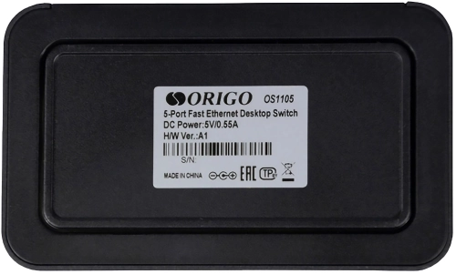 Коммутатор/ Unmanaged Switch 5x100Base-TX, plastic case (OS1105/A1A) фото 3