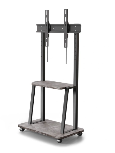 Стойка для телевизора Holder PR-108 черный/ керамика 32-65 макс.40кг напольный мобильный (2173683) (2173683#MLN)