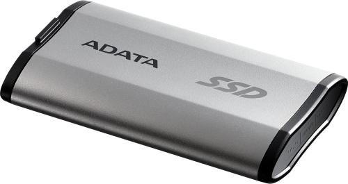 Твердотельный накопитель/ ADATA External SSD SD810, 4000GB, Type-C, USB 3.2 Gen2х2, up to R/ W 2000/ 2000 MB/ s, 72.7x44x12.2mm, Silver (5 лет) (SD810-4000G-CSG) фото 4