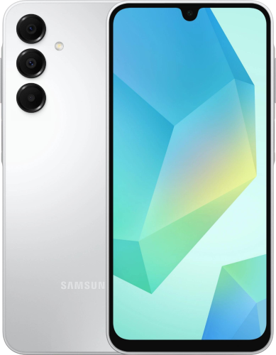 Смартфон Samsung SM-A165F Galaxy A16 128Gb 4Gb серебристый моноблок 3G 4G 6.7