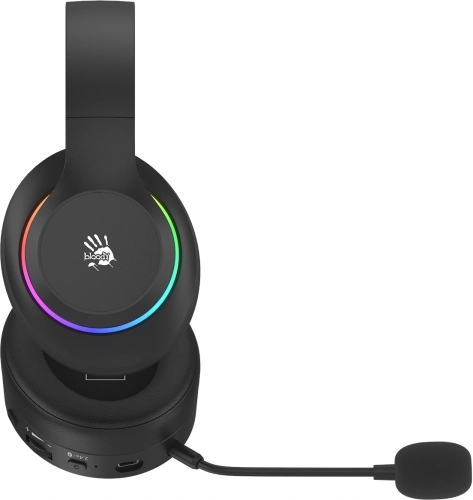 Наушники с микрофоном A4Tech Bloody GR520 черный мониторные BT/Radio/3.5mm оголовье фото 9