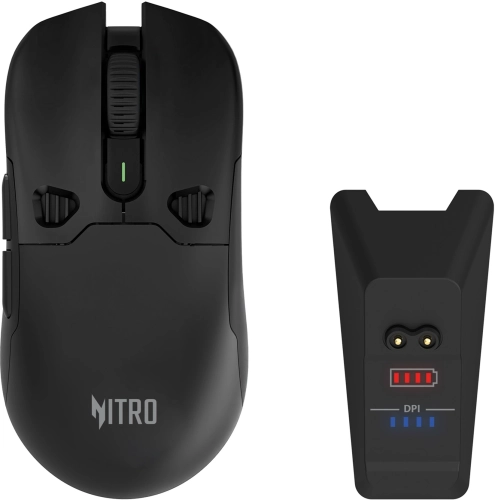 Мышь Acer Nitro OMR404 черный оптическая 6400dpi беспров. BT/ Radio USB 6but (ZL.MCEEE.02T)