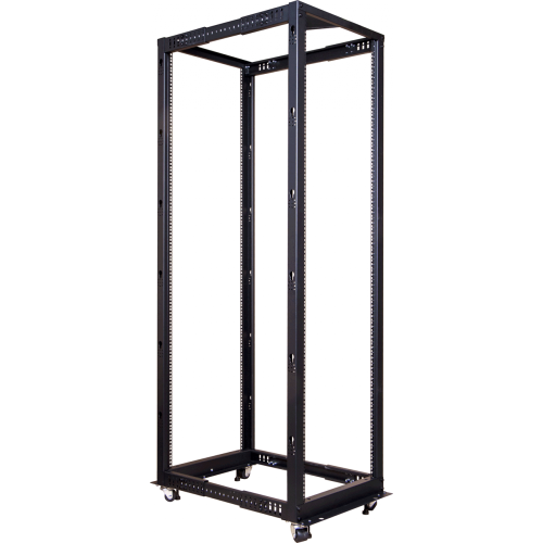 Стойка двухрамная 48U с регулируемой глубиной 560-1020 мм черная -RACK2-48U-ADJ (TWT-RACK2-48U-ADJ)