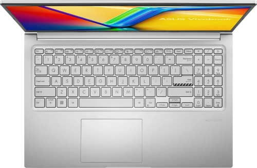 Ноутбук Asus Vivobook 15 X1502VA-BQ1384 Core i5 13420H 16Gb SSD512Gb Intel UHD Graphics 15.6 IPS FHD (1920x1080) без ОС silver WiFi BT Cam (90NB10T2-M01YV0) фото 6