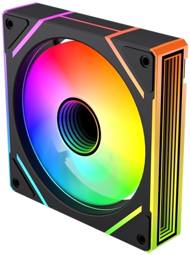 Вентилятор для корпуса Bloody BD-CF120ARGB2 LCD ARGB 120х120x25 черный 4-pin 26дБ (BD-CF120ARGB2-BK) Ret фото 3