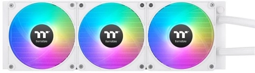 Система водяного охлаждения Thermaltake TH420 V2 Ultra EX Snow ARGB Soc-AM5/ AM4/ 1151/ 1200/ 1700 белый 4-pin 30.7dB Al+Cu LCD Ret (CL-W428-PL14SW-A) фото 4