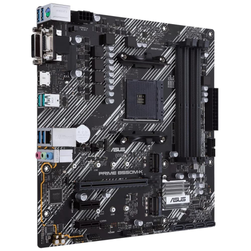 Материнская плата Asus PRIME B550M-K Soc-AM4 AMD B550 4xDDR4 mATX AC`97 8ch(7.1) GbLAN RAID+VGA+DVI+HDMI (90MB14V0-M0EAY0) фото 4