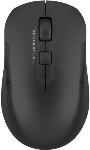 Мышь A4Tech Fstyler FG16CS Air2 черный оптическая (2000dpi) silent беспроводная USB для ноутбука (3but) (FG16CS AIR2 BLACK)