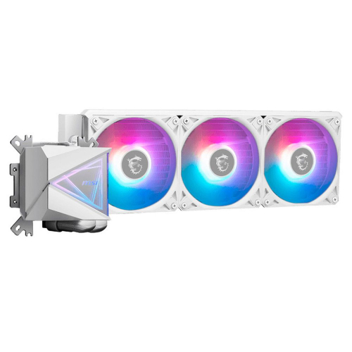 Жидкостная система охлаждения MSI MAG CORELIQUID I360 WHITE 3x ARGB Gen2 Fan, ARGB Gen2 Block, Color Box (306-7ZW8A21-C24 / 306-7ZW8E21-C24)