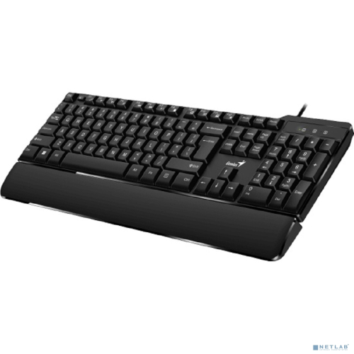 Клавиатура проводная Genius KB-100XP, черная (Black), USB, RU (31310050402)