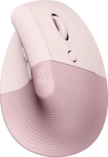 Мышь Logitech Lift розовый оптическая (4000dpi) беспроводная BT/ Radio USB (5but) (910-006487)