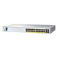 *Коммутатор Cisco Catalyst 2960L 24 port GigE, 4 x 10G SFP+, LAN Lite (WS-C2960L-24TQ-LL)