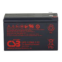 CSB Батарея UPS123607 (12V 7.5Ah) F2 (средний срок службы составляет до 5 лет) (UPS123607 F2)